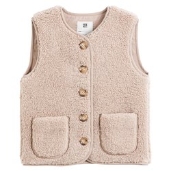 Chaleco tejido sherpa