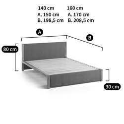 Cama con somier Elori