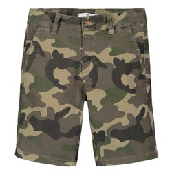 Bermudas chinos con estampado camuflaje