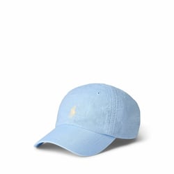 Gorro con visera de lino y algodón