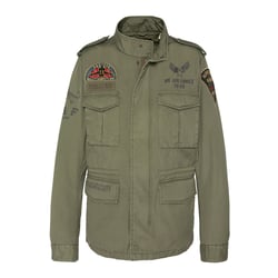 Cazadora militar con insignias Darden