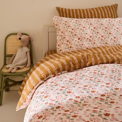 Funda nórdica infantil de gasa/algodón lavado, Nitti