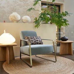 Sillón de terciopelo Zoleika