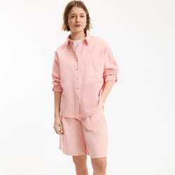 Camisa amplia de manga larga