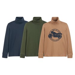 Lote de 3 camisetas de cuello alto