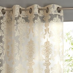 Visillo adamascado con ojales, Arabesque