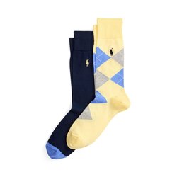 Lote de 2 pares de calcetines con rombos