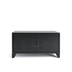 Mueble bajo de 2 puertas de acero, Hiba