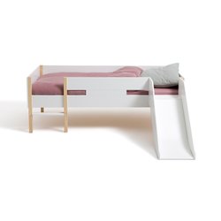 Cama semialta con tobogán, Caume