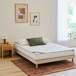 Conjunto de colchón firme de espuma de 19 cm + somier
