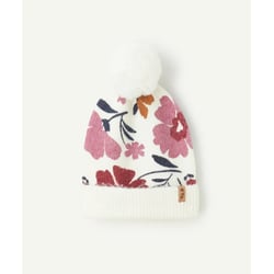 Gorro con estampado floral