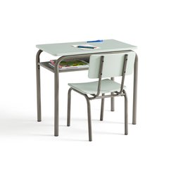 Escritorio y silla colegial vintage Buton