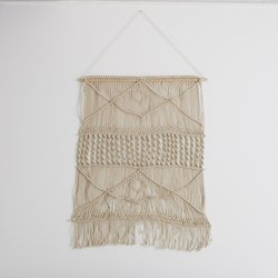 Tejido para pared de macramé, modelo grande, Navanita