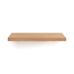 Estante de pared contrachapado de roble, 60 cm, Biface