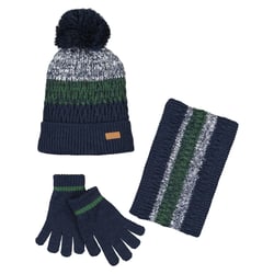 Conjunto gorro con pompón + braga + guantes