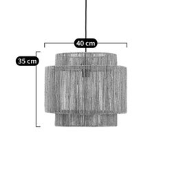 Lámpara de techo doble Ø40 cm, Yaku