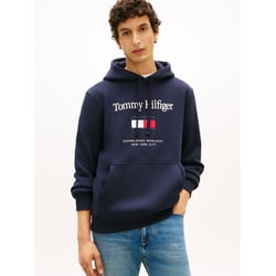 Sudadera con capucha con logo de bandera