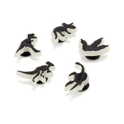 Lote de 5 Jibbitz Dinosaurios