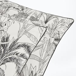 Funda de almohada de percal de algodón, Palmeira