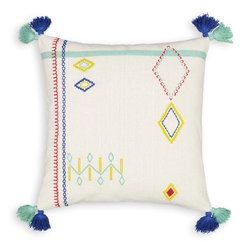 Funda de cojín 45 x 45 cm de algodón, Sajia
