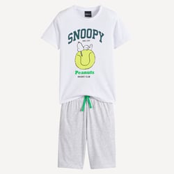 Pijama con short Snoopy