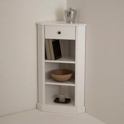 Mesa rinconera lacada blanca Authentic Style
