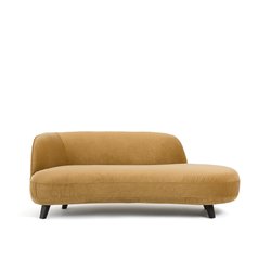 Chaise longue de terciopelo de lino, Rosebury