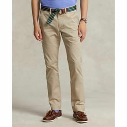 Pantalón chino slim fit elástico lavado