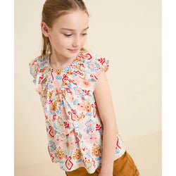 Camisa estampada de manga corta