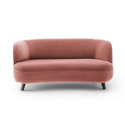 Sofá XS terciopelo, Rosebury diseño E. Gallina