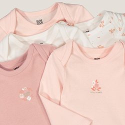 Lot de 5 bodies manches longues LA REDOUTE COLLECTIONS image
