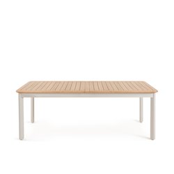Tavolo da giardino allungabile, alluminio e teak, Isabbo AM.PM image