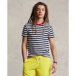 T-shirt jersey rayé manches courtes ajusté POLO RALPH LAUREN image