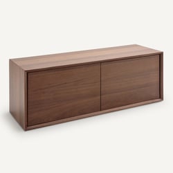 Archivita Cabinet in Walnut Veneer W110 X D35cm AM.PM image