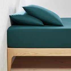 Drap housse 30% coton recyclé bonnet 25, Scenario LA REDOUTE INTERIEURS image