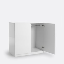 Leo Low Wardrobe with 2 Hanging Rails LA REDOUTE INTERIEURS image