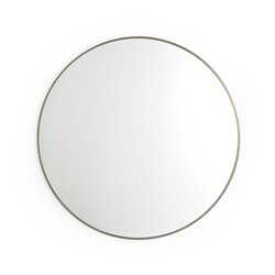 Espelho de aço e latão antigo Ø100 cm Caligone AM.PM image