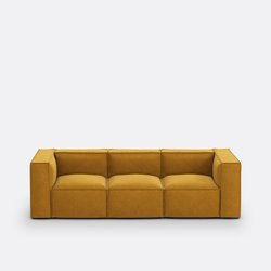 Modulaire zetel, 3-zit, getextureerd fluweel, Seven LA REDOUTE INTERIEURS image