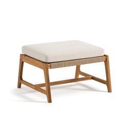 Repose-pied de jardin en acacia, Natou LA REDOUTE INTERIEURS image