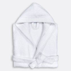 Kapuzen-Bademantel Haxel, Baumwollfrottee 450 g/m2 LA REDOUTE INTERIEURS image