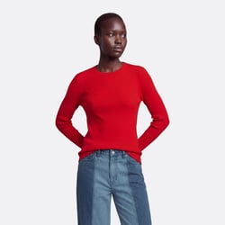Fine Knit Crew Neck Jumper LA REDOUTE COLLECTIONS image