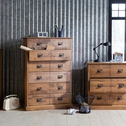 Commode haute, pin massif, 6 tiroirs, Lindley LA REDOUTE INTERIEURS image