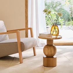 Mesa auxiliar de roble macizo, Stigido AM.PM image