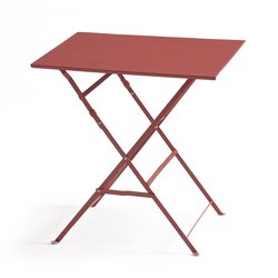 Table pliante carrée en métal fer, Ozevan LA REDOUTE INTERIEURS image