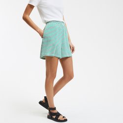 Шорты из трикотажа в полоску LA REDOUTE COLLECTIONS image