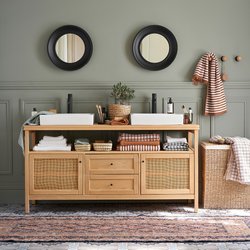 Meuble sous double vasque L160 cm, Gabin LA REDOUTE INTERIEURS image
