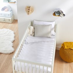Baby's Plain Cotton Duvet Cover LA REDOUTE INTERIEURS image