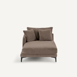 Chaise longue in velluto stone, MODERNISTE, design di Emmanuel Gallina EMMANUEL GALLINA X AM.PM image