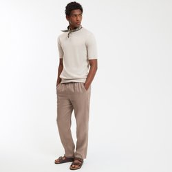 Rechte broek in linnen LA REDOUTE COLLECTIONS image