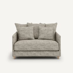 Sofá-cama 2 lugares, em espinhado malhado, Lazare AM.PM image